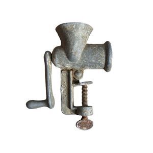 Vintage minature meat grinder toy